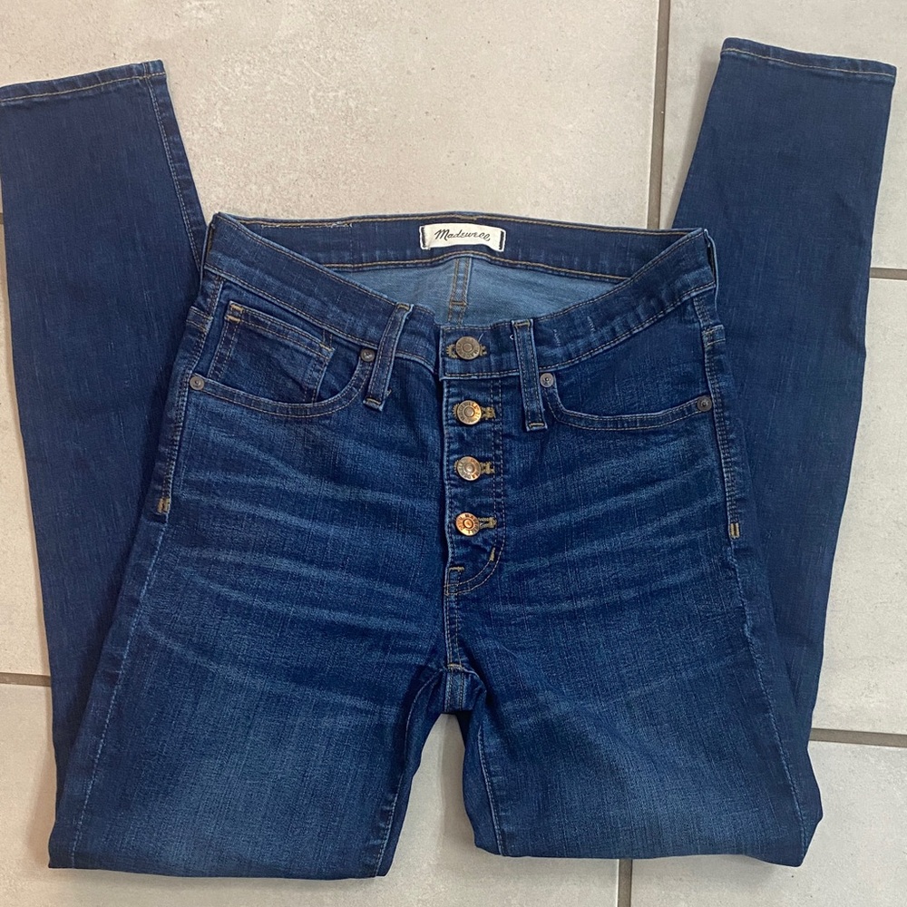 Madewell High Rise Dark Blue Jeans size 26